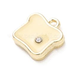 Brass Enamel Pendants&nbsp;RB-CBA260B-11G