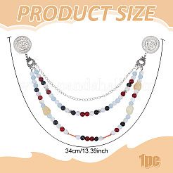 Flat Round Iron Brooches&nbsp;JEWB-PH01306