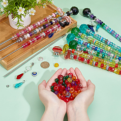 DIY Resin & Acrylic & Glass Drawer Knob Garden Stake Making Kits&nbsp;DIY-OC0014-01