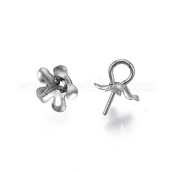 Non-Tarnish 304 Stainless Steel Cup Peg Bails Pendants&nbsp;LS-STAS-S057-53