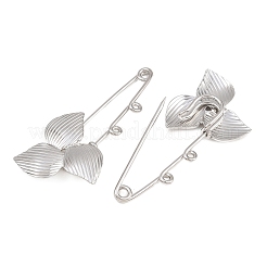 Trillium 304 Stainless Steel Safety Pins Brooch Findings&nbsp;SA-CBA098D-14C-P02