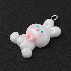 Opaque Resin Pendants&nbsp;RESI-D064-02P-04