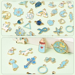Alloy Enamel Pendants&nbsp;ENAM-YW0001-19