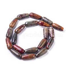 Natural Picasso Stone/Picasso Jasper Beads Strands&nbsp;G-D0017-05