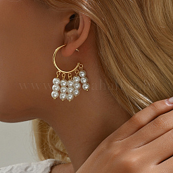 Elegant Zinc Alloy Round Stud Earrings&nbsp;LS-TP9784