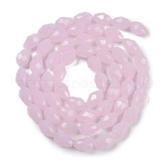 Electroplate Imitation Jade Glass Beads Strands&nbsp;EGLA-N013-J6mm-D01