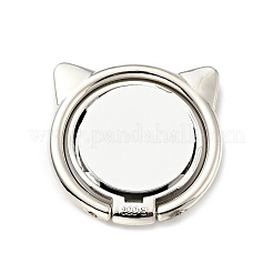 Alloy Cat Cell Phone Holder Stand Findings&nbsp;AJEW-E046-02P