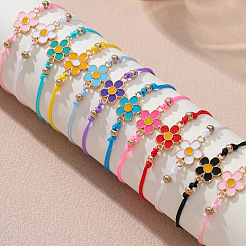 12Pcs Alloy Enamel Link Bracelets&nbsp;FS-WGF9699-01