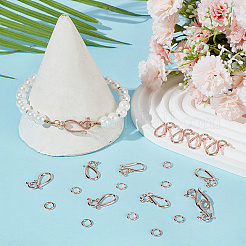 100Pcs Tibetan Style Hook and Eye Clasps&nbsp;FIND-GO0003-01RG