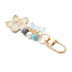 Alloy Enamel Flower Pendant Decorations&nbsp;HJEW-JM03715-01