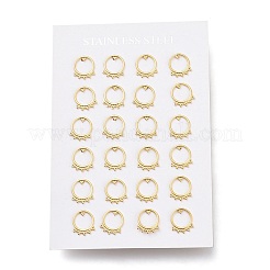 304 Stainless Steel Stud Earrings&nbsp;EJEW-H100-03G