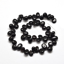 Natural Obsidian Nuggets Bead Strands&nbsp;G-M204-56
