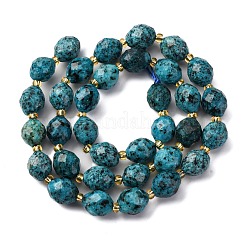 Natural Sesame Jasper Dyed Beads Strands&nbsp;G-D305-B02-01