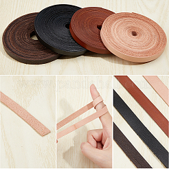 5M Flat Cowhide Leather Cord&nbsp;WL-GF0001-22B-03