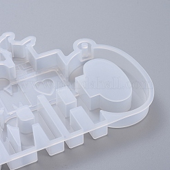 Christmas DIY Pendant Silicone Molds&nbsp;X-DIY-D049-11