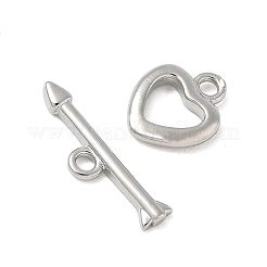 Brass Toggle Clasps&nbsp;KK-CBAFC6C-07C-P