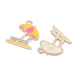 Alloy Enamel Pendants&nbsp;AL-CBAE435-09G