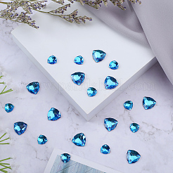 20Pcs 2 Style Sew on Rhinestone&nbsp;RGLA-GF0001-11