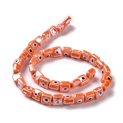 Handmade Porcelain Ceramic Beads Strands&nbsp;LAMP-B021-06K