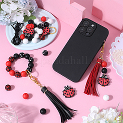 DIY Ladybird Keychain Making Kit&nbsp;DIY-SC0022-38