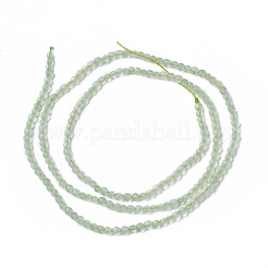 Natural New Jade Beads Strands&nbsp;G-F596-02-3mm