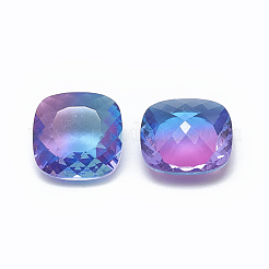 Pointed Back Glass Rhinestone Cabochons&nbsp;RGLA-T045-10x10-004TO