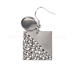 304 Stainless Steel Earring Hooks&nbsp;STAS-WH0027-20F
