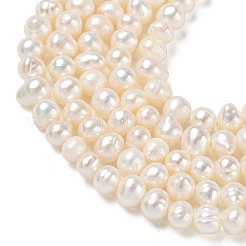 Natural Cultured Freshwater Pearl Beads Strands&nbsp;PA-CBAC463-14