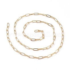 Soldered Brass Paperclip Chains&nbsp;CHC-G005-06G-01
