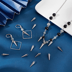 50Pcs 201 Stainless Steel Pendants&nbsp;STAS-BBC0005-75
