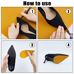 Rectangle Rubber Anti Skid Rubber Shoes Bottom&nbsp;DIY-WH0542-49H