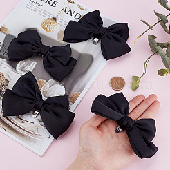 4Pcs Bowknot Chiffon Shoe Buckle Clips&nbsp;HJEW-HY00099