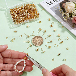 100Pcs 304 Stainless Steel Ball Stud Earring Findings&nbsp;DIY-UN0004-36