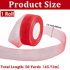 1 Rolls Sheer Organza Ribbon&nbsp;SRIB-CY0001-22B-05