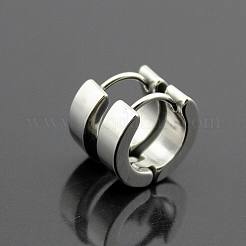 Brass Huggie Hoop Earrings&nbsp;EJEW-EE0002-252F