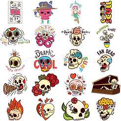 Halloween Themed Waterproof PVC Sticker Labels&nbsp;HAWE-PW0001-049