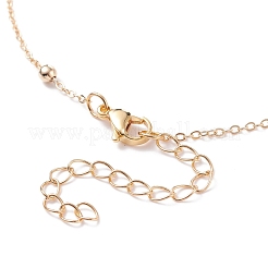 Natural Raw Stone Pendant Necklace for Women&nbsp;NJEW-JN03781