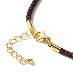 Nylon Milan Cord Necklace Making&nbsp;X-MAK-M028-01G-20