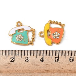 304 Stainless Steel Enamel Pendants&nbsp;STAS-Z153-11G-03