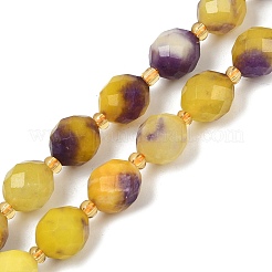 Natural White Jade Beads Strands&nbsp;G-D305-B01-01Q