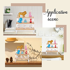 3-Tier Acrylic Model Toy Display Riser&nbsp;ODIS-WH0029-38