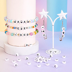 500Pcs Acrylic Horizontal Hole Letter Beads&nbsp;OACR-YS0001-03U