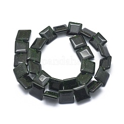 Synthetic Green Goldstone Beads Strands&nbsp;G-G793-16A-03