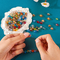 180Pcs 18 Colors Transparent Electroplate Glass Bead&nbsp;EGLA-TA0001-19
