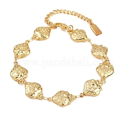 304 Stainless Steel Link Chain Bracelets for Women&nbsp;BJEW-D359-11G
