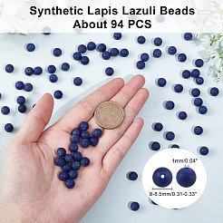 Synthetic Lapis Lazuli Beads Strands&nbsp;G-AR0002-39