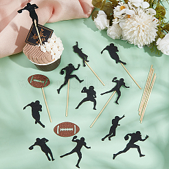 5 Sets Paper Cake Toppers&nbsp;AJEW-SC0002-73
