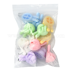 Yeah Gesture Thumb Shape Plastic Cable Organizer Clips&nbsp;PL-FZCA1FC-01D