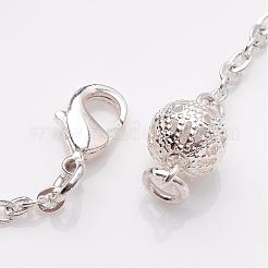 Chakra Jewelry Natural Gemstone Round Bead Link Bracelets&nbsp;BJEW-JB02275
