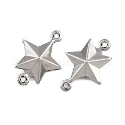304 Stainless Steel Connector Charms&nbsp;STAS-L297-10P